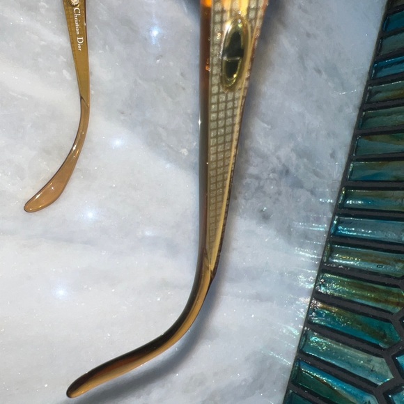 VINTAGE Christian Dior Sunglasses Amber Frame/Lenses Made in Germany - Picture 13 of 13